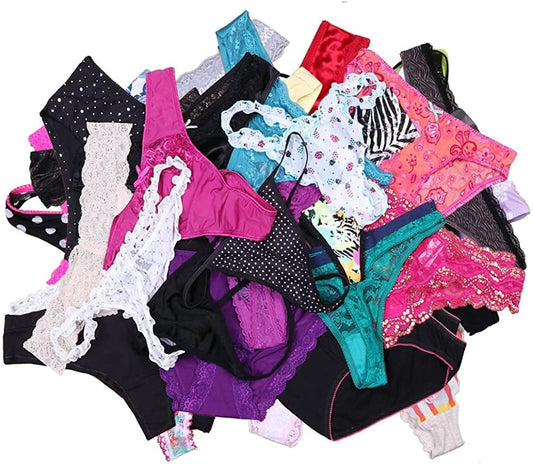 UWOCEKA Sexy Underwear, Kinds of Women T-Back Thong G-String Underpants Sexy Lacy Panties Multicolor / XX-Large