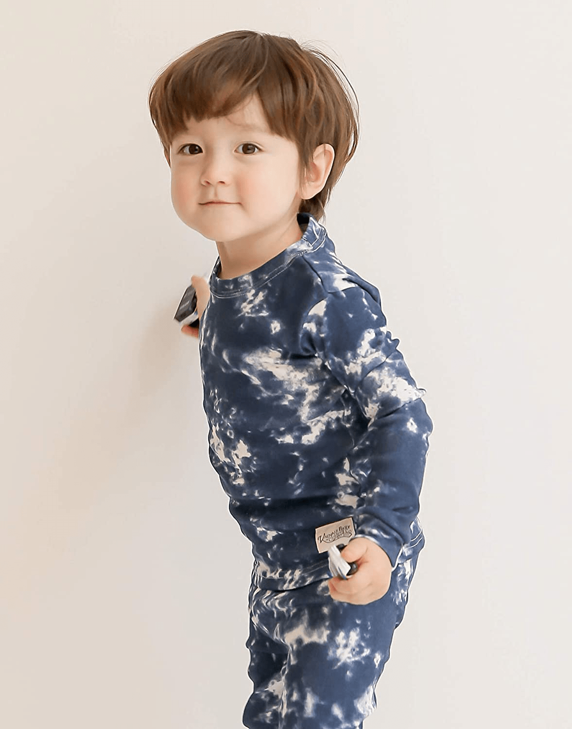 VAENAIT BABY 12M-12 Toddler Kids Boys Girls 100% Cotton Marbling Sung Fit Sleepwear Pajamas 2Pcs Pjs Set Apparel & Accessories > Clothing > Sleepwear & Loungewear > Pajamas Kylie Max   