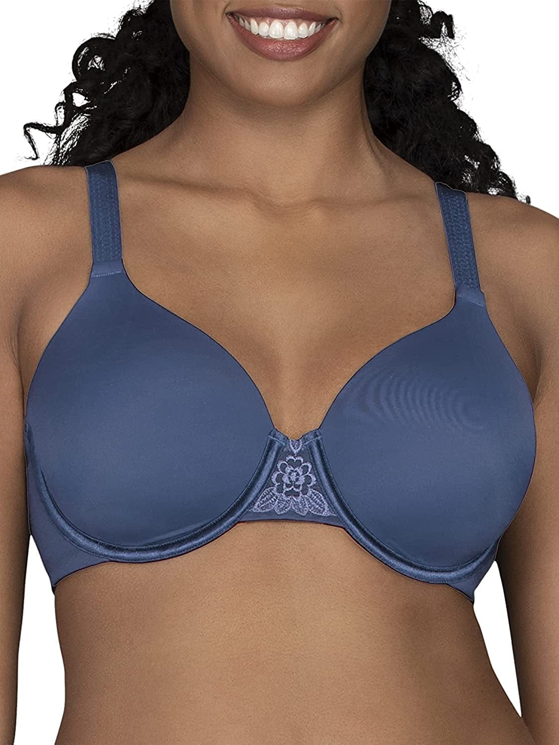 Vanity Fair Women'S Beauty Back Full Figure Underwire Bra 76380 Blue Dusk / 42C