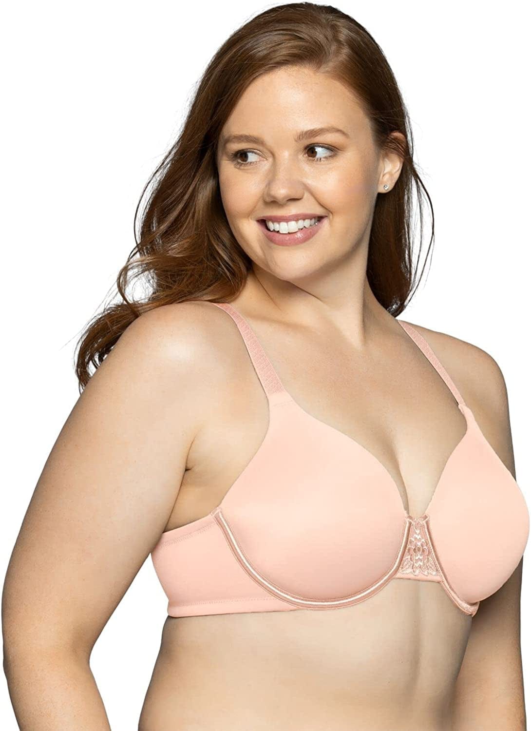 Vanity Fair Women'S Beauty Back Full Figure Underwire Bra 76380 Peach Sorbet / 36C