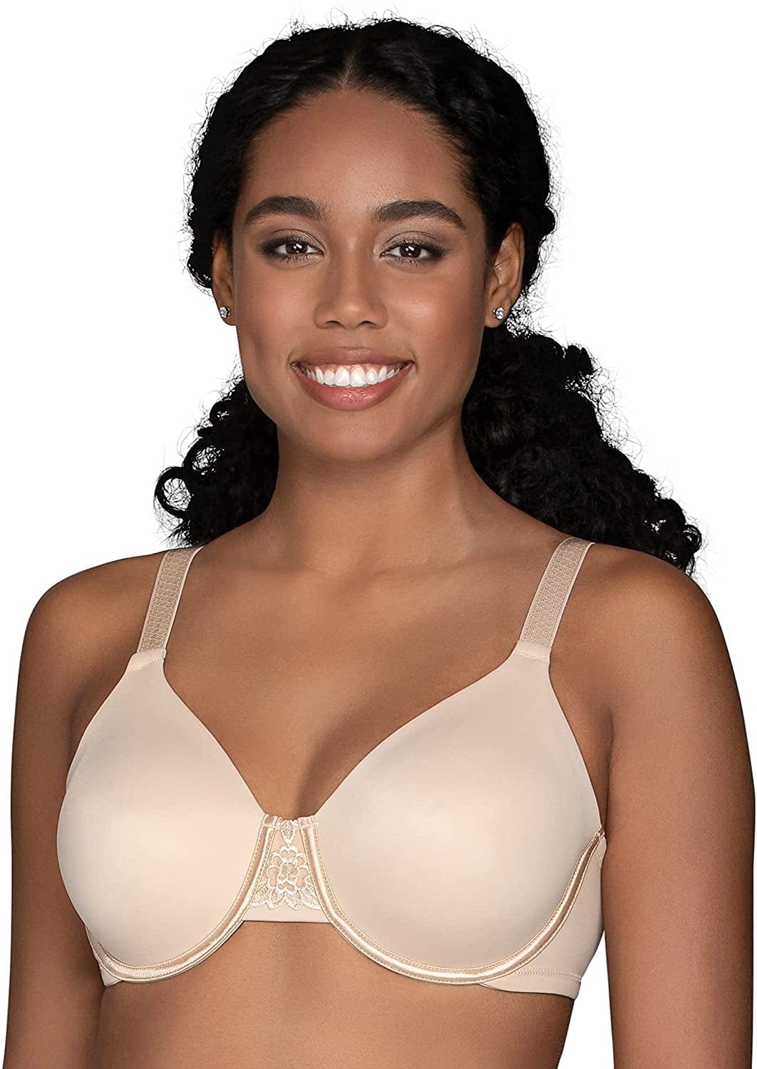Vanity Fair Women'S Beauty Back Smoothing Minimizer Bra (36C-42H) Damask Neutral / Beauty Back / 42D