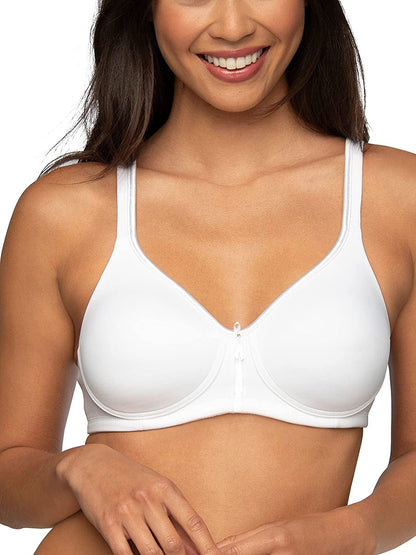 Vanity Fair Women'S Body Caress Full Coverage Convertible Bra Wirefree - White / Wirefree / 34D