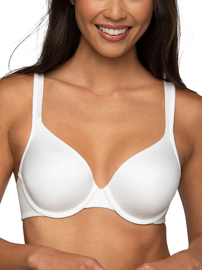 Vanity Fair Women'S Body Shine Full Coverage T-Shirt Bra Underwire - White / Underwire / 36D