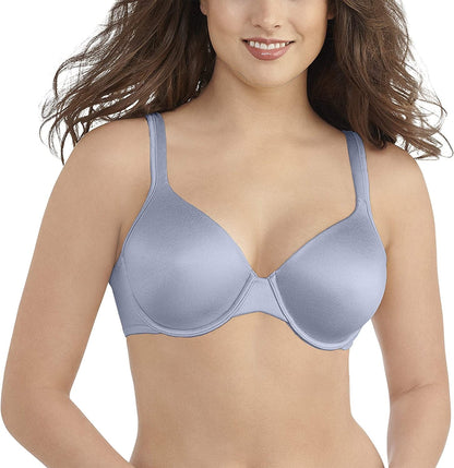 Vanity Fair Women'S Body Shine Full Coverage Underwire Bra 75298 Blue Whisper / 36B
