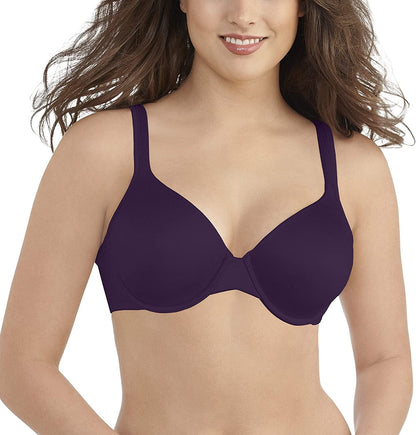 Vanity Fair Women'S Body Shine Full Coverage Underwire Bra 75298 Deep Mulberry / 40C