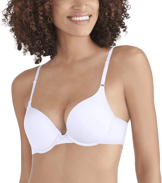 Vanity Fair Women's Ego Boost Push Up Bra (+1 Cup Size) White / 36B