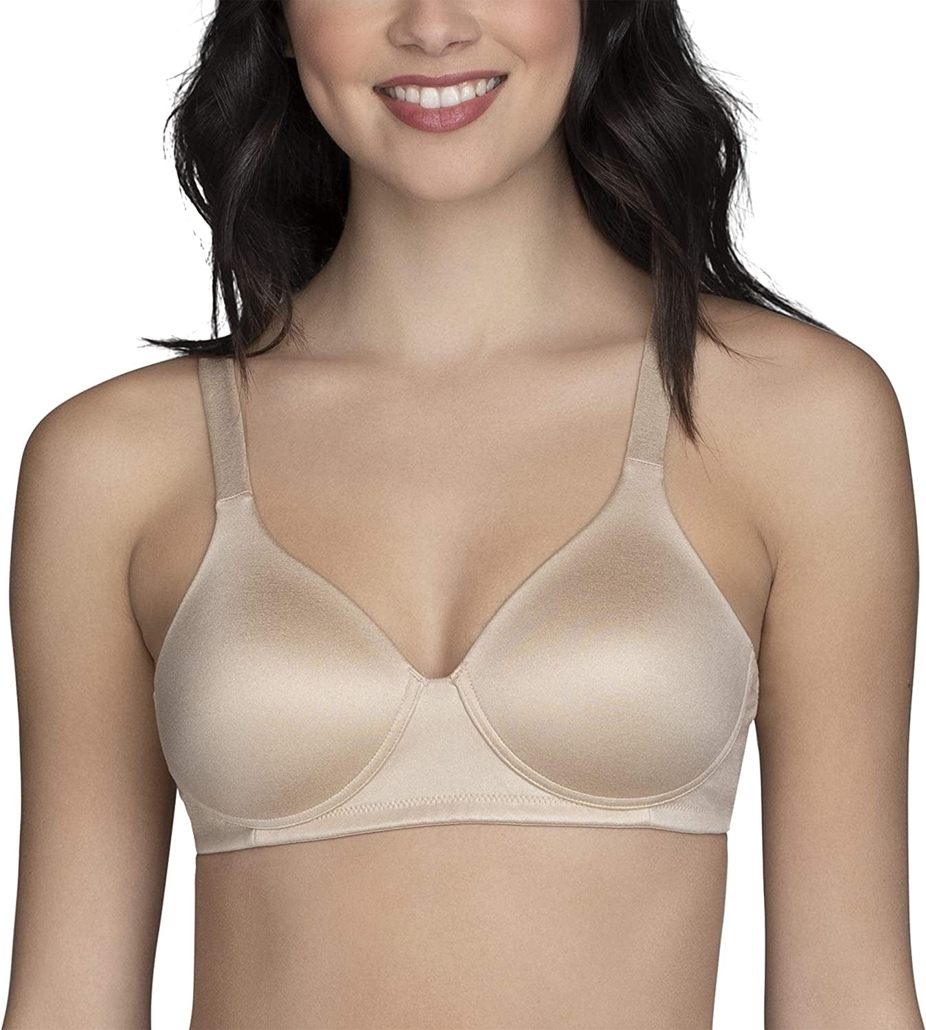 Vanity Fair Women'S Full Coverage Wirefree Bra 72298 Wirefree - Beige / 36B
