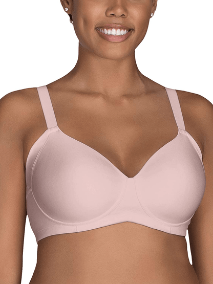Vanity Fair Women's Full Figure Beauty Back Smoothing Bra (36C-42H) Wirefree With Side Smoothing - Quartz / Wirefree / 44DD