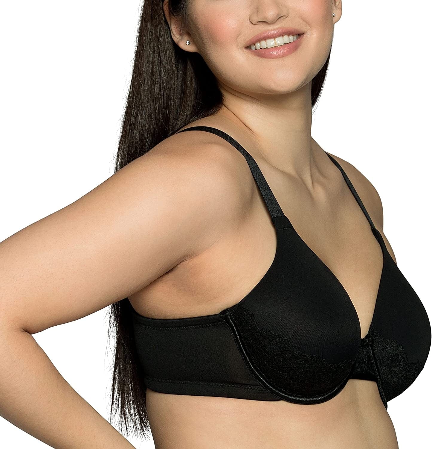 Vanity Fair Women'S Full Figure Beauty Back Smoothing Bra with Lace (36C-42DD)