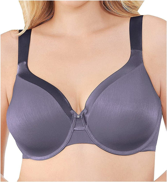 Vanity Fair Women'S Illumination Zoned in Support Full Figure Underwire Bra 76338 Steele Violet / (36) DD
