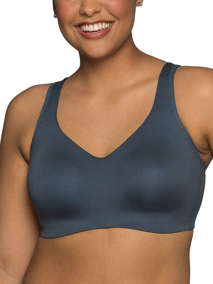 Vanity Fair Women'S Wireless beyond Comfort Bras (Retired Colors) Convertible Straps - Still Water / Convertible Straps (72204) / Large