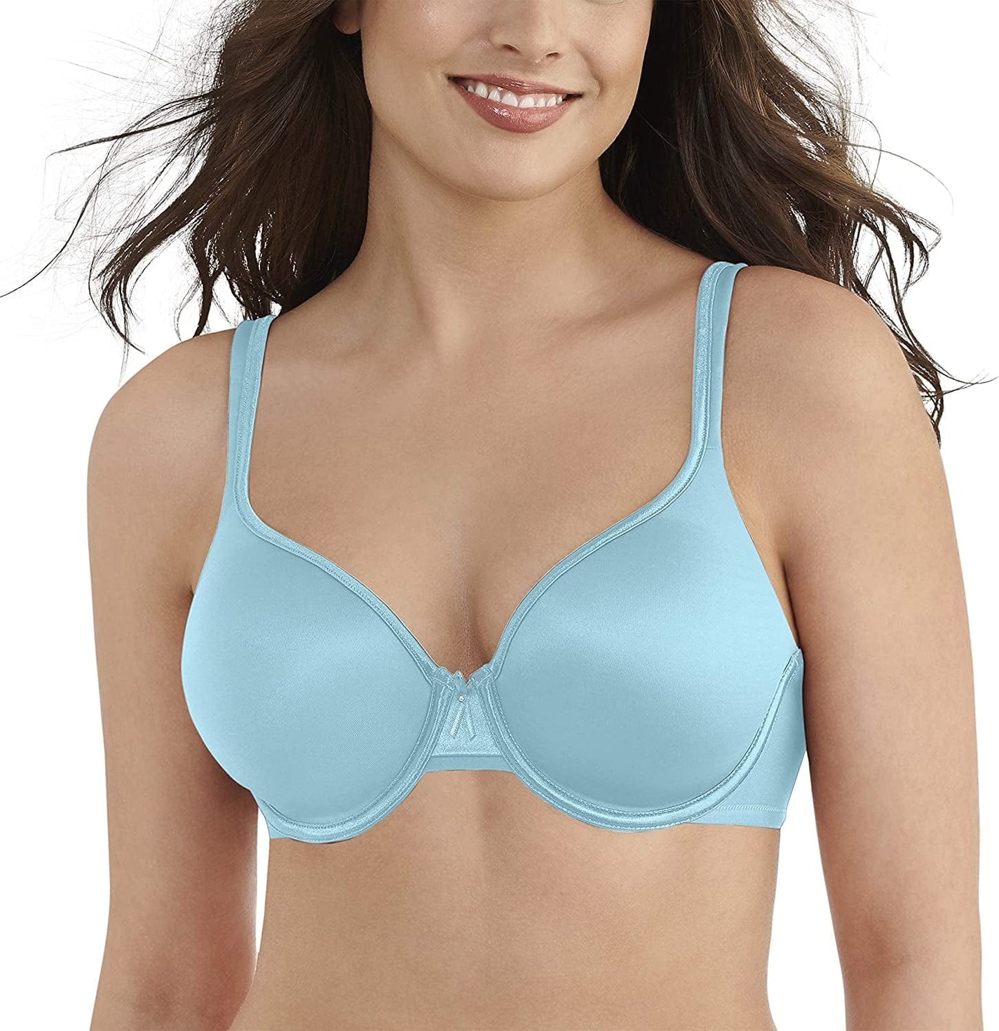 Vanity Fairwomens Body Caress Full Coverage Underwire Bra 75335 Blue Topaz / 38D