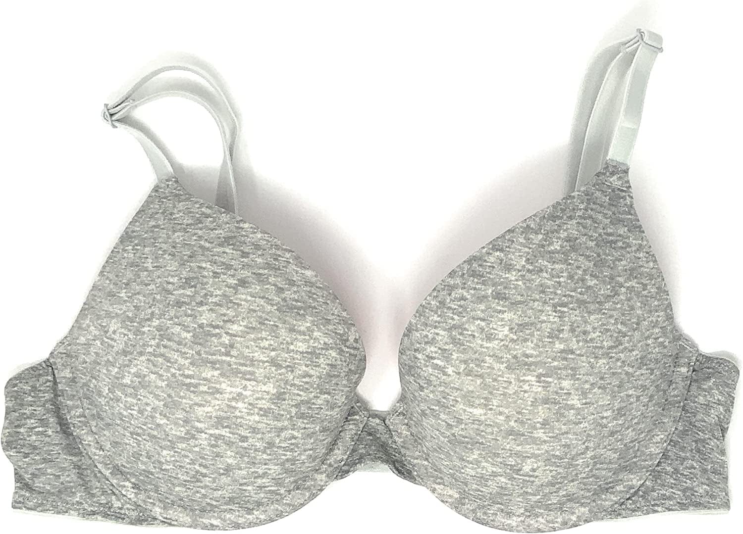 Victoria'S Secret Pink Wear Everywhere Push-Up Bra Heather Gray / 34B