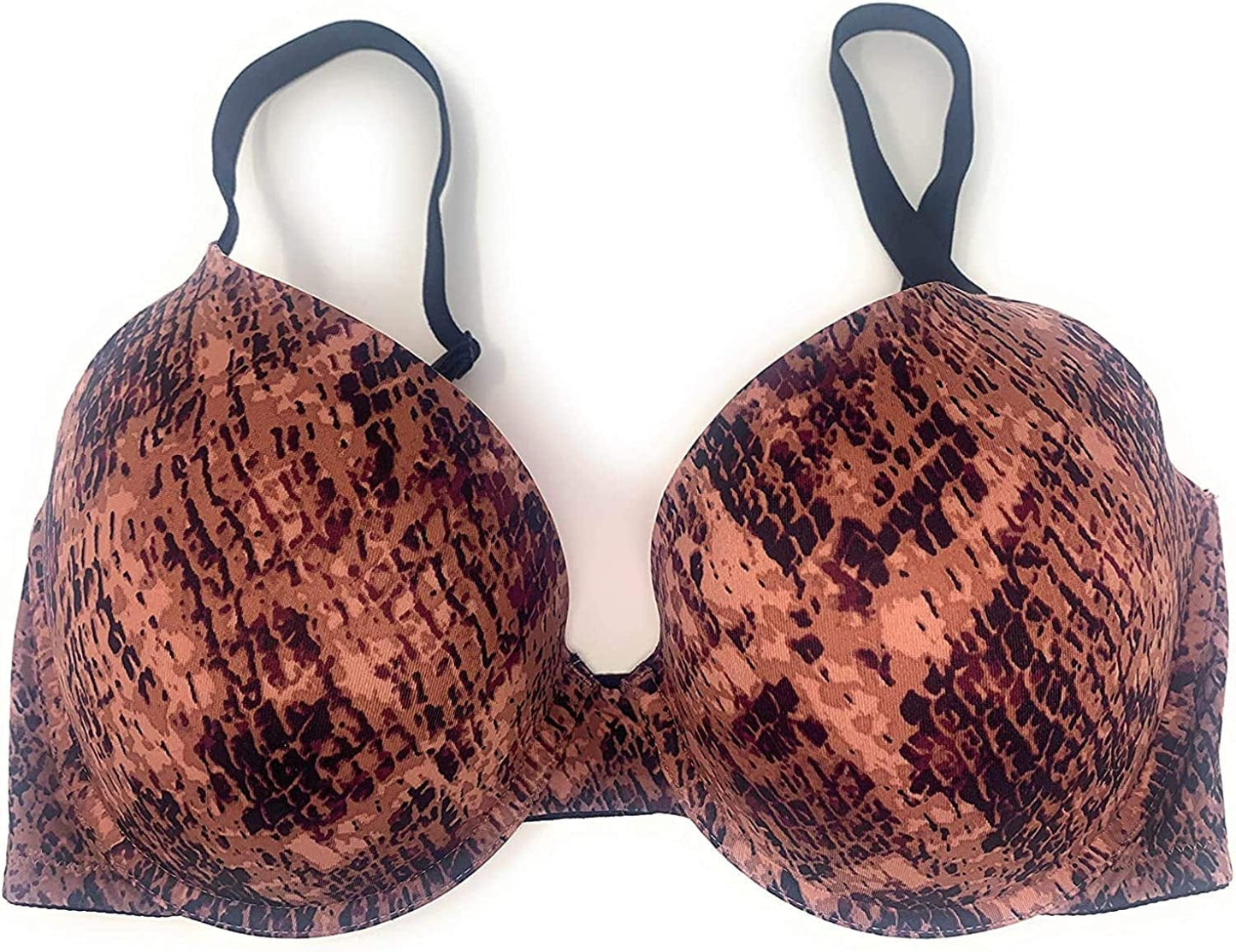 Victoria'S Secret Pink Wear Everywhere Push-Up Bra Brown Snake / 34B