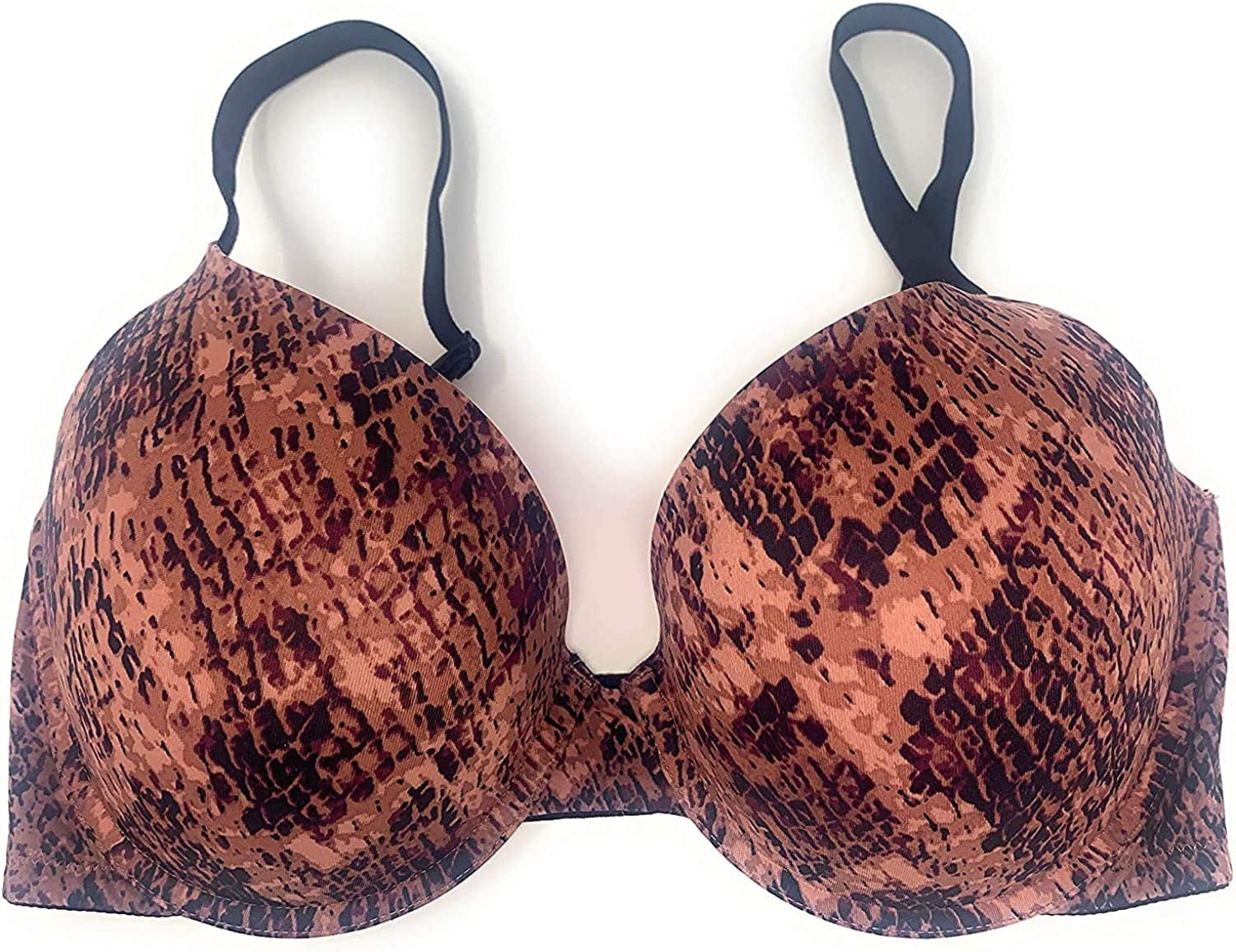 Victoria'S Secret Pink Wear Everywhere Push-Up Bra Brown Snake / 34B