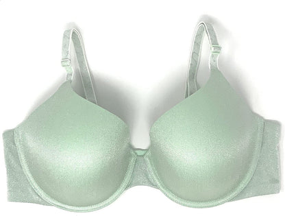 Victoria'S Secret T-Shirt Lightly Lined Demi Bra Seafoam Green Shine / 38DDD