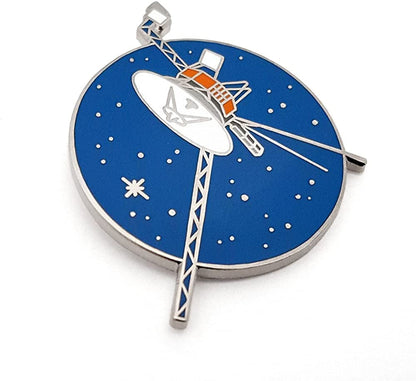 Voyager Space Probe Enamel Lapel Pin
