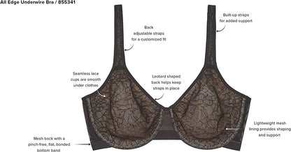 Wacoal Women'S All Edge Underwire Bra