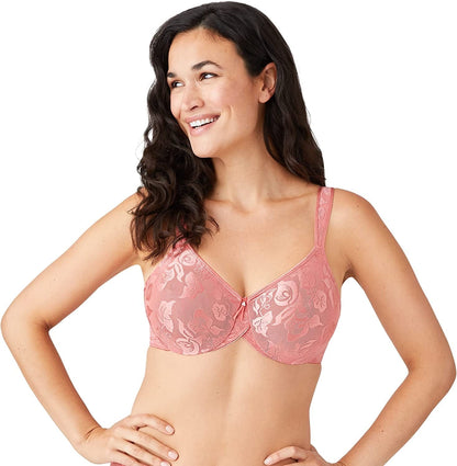 Wacoal Women'S Awareness Full Figure Underwire Bra Faded Rose / 42C