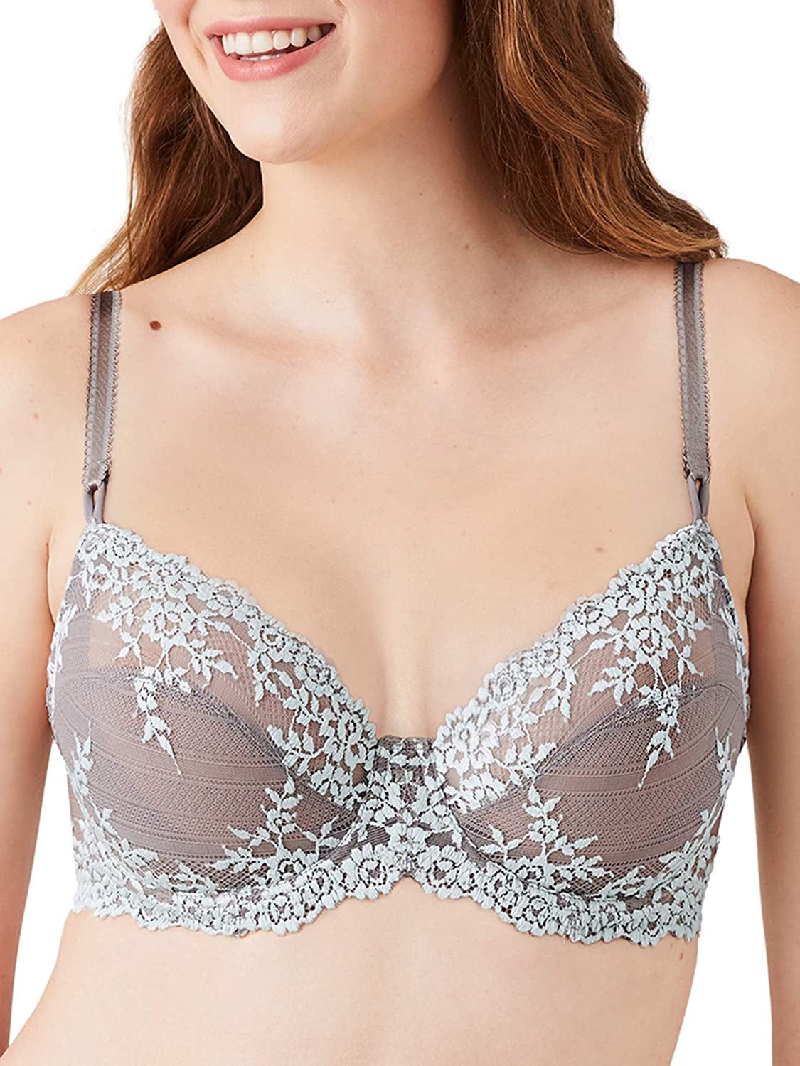 Wacoal Women'S Embrace Lace Bra Satellite/Hushed Green / 32DD