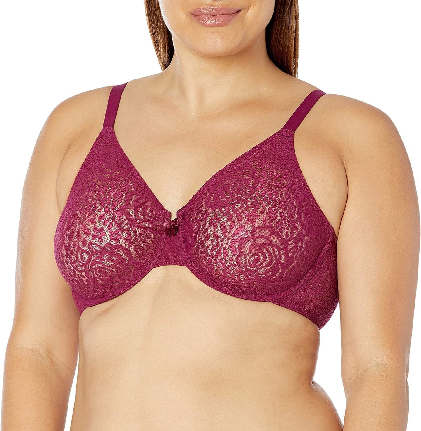 Wacoal Women’S Halo Lace Underwire Bra Purple Potion / 36C