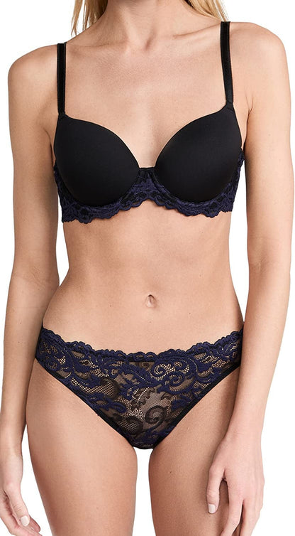 Wacoal Women'S Instant Icon Contour Bra Black/Eclipse / 32DD
