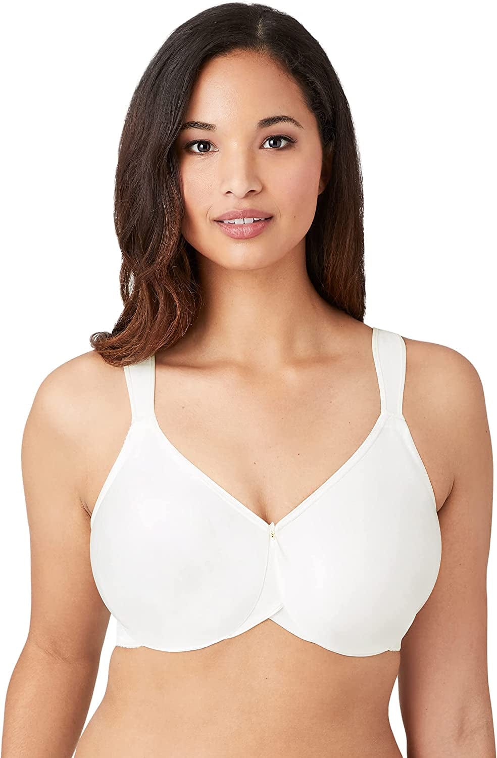 Wacoal Women'S plus Size Bodysuede Ultra Full Figure Seamless Underwire Bra Ivory / 42DD