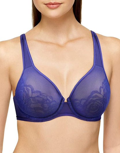 Wacoal Women'S plus Size Stark Beauty Underwire Bra Royal Blue / 36C