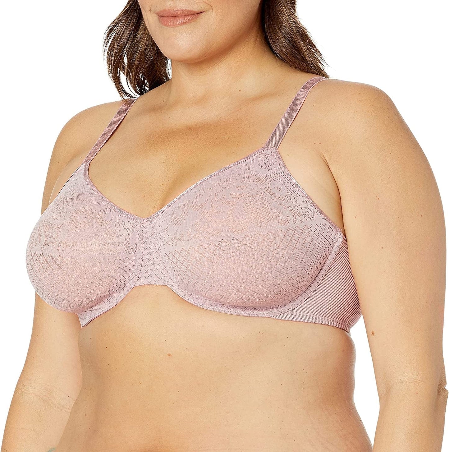 Wacoal Women'S plus Size Visual Effects Minimizer Bra Woodrose / 34D