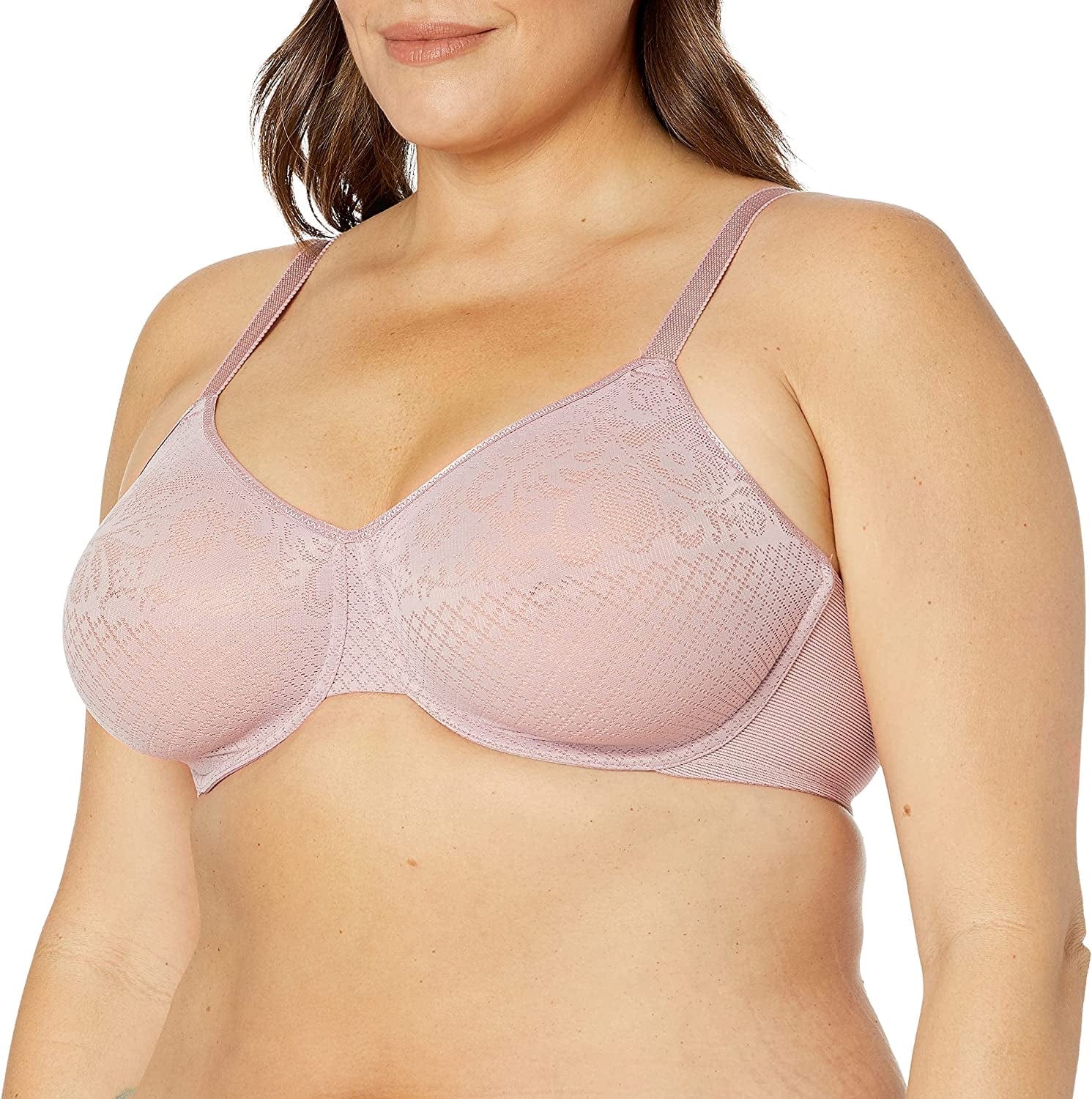 Wacoal Women'S plus Size Visual Effects Minimizer Bra Woodrose / 34D
