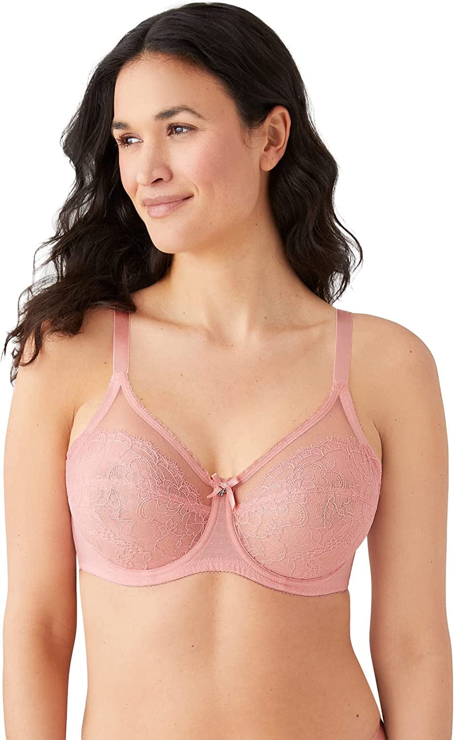 Wacoal Women'S Retro Chic Full Figure Underwire Bra Bridal Rose / (38) 38H
