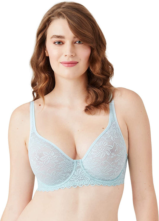 Wacoal Women'S Soft Sense Lace Underwire Bra Ether / 38DD
