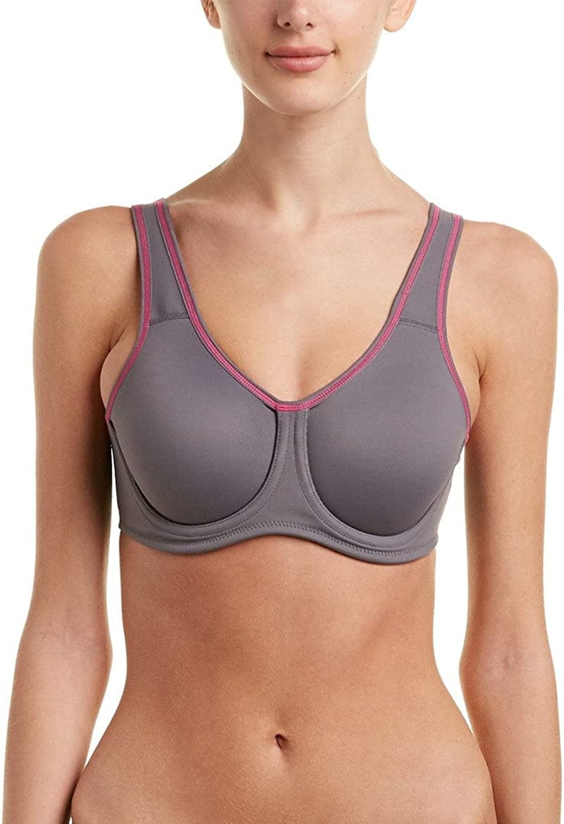 Wacoal Women'S Underwire Sport Bra Platinum/Fuchsia / 40G