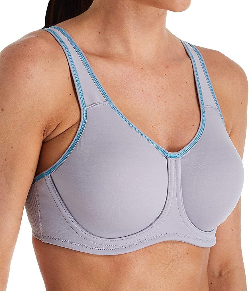 Wacoal Women'S Underwire Sport Bra Lilac Gray/Caribbean Sea / 36H