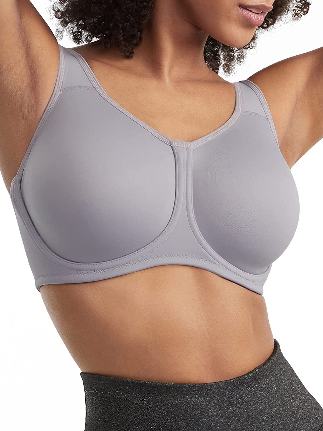 Wacoal Women'S Underwire Sport Bra Lilace Gray With Zephyr / 32H