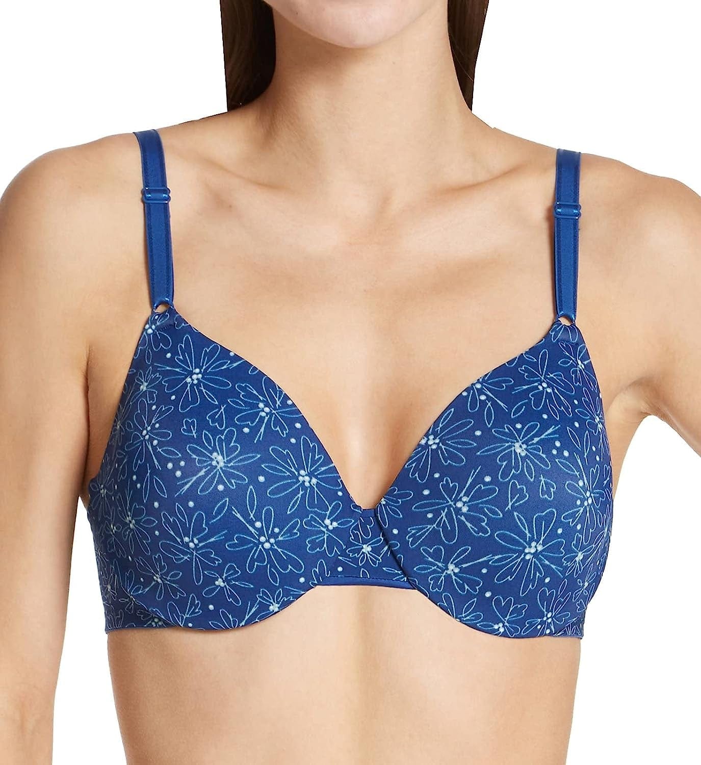 Warner'S This Is Not a Bra T-Shirt Bra Limoges Floral / 40D