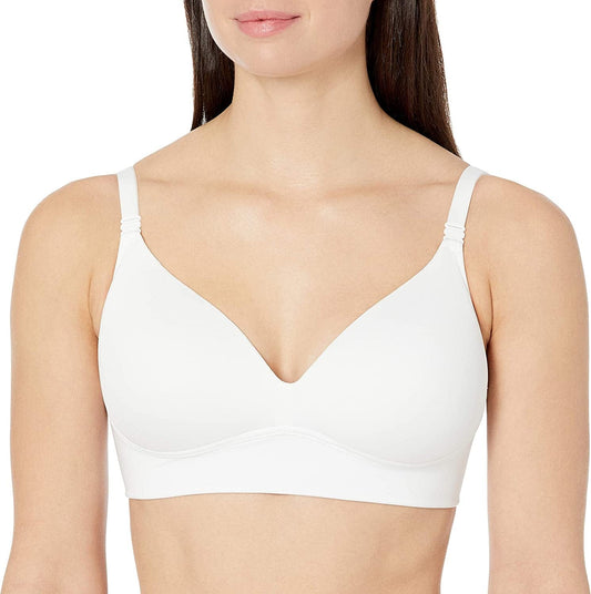 Warner'S Women'S Benefits Allover-Smoothing Bliss Wireless Lightly Lined Convertible Comfort Bra Rm1011W Classic White / 40DD