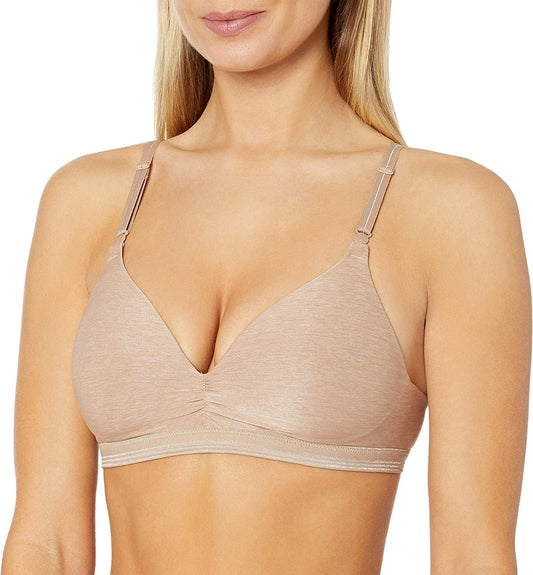 Warner'S Women'S Blissful Benefits Cool and Dry Wireless Lightly Lined Comfort Bra Rm3281W Toasted Almond / 40B