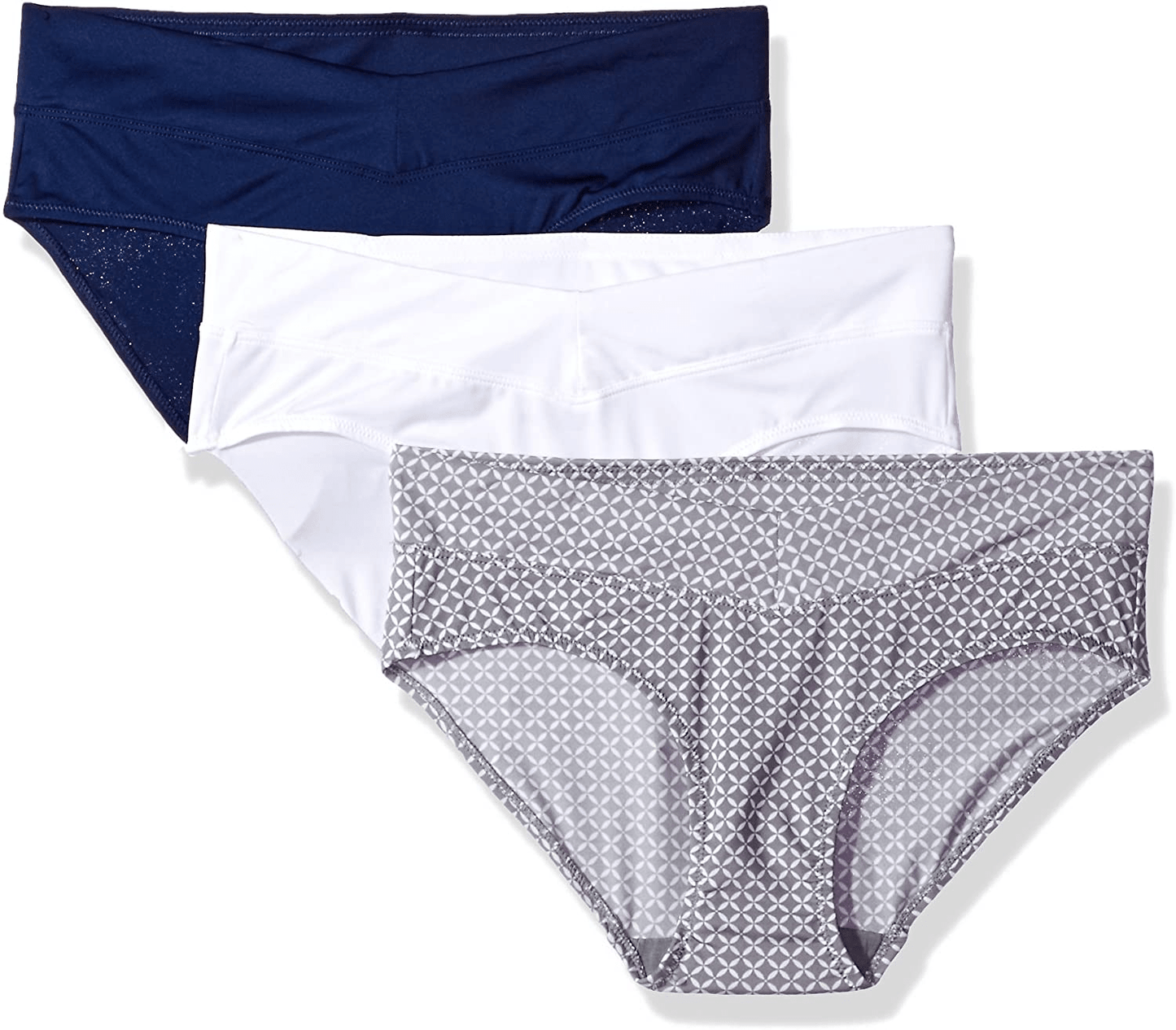 Warner'S Women'S Blissful Benefits No Muffin Top 3 Pack Hipster Panties Apparel & Accessories > Clothing > Underwear & Socks > Underwear Warner's   