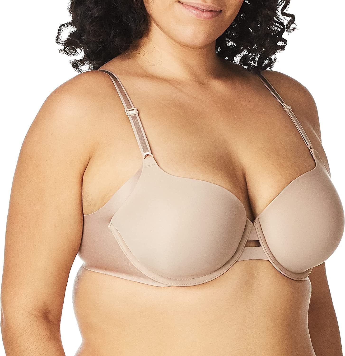 Warner'S Women'S Blissful Benefits Side Smoothing Underwire Bra Toasted Almond / 40C