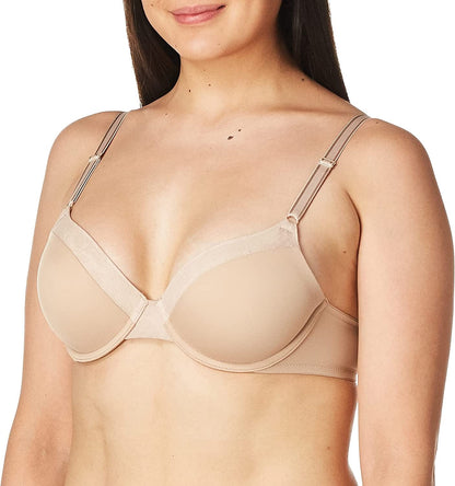 Warner'S Women'S Blissful Benefits Smooth Look Underwire Lightly Lined T-Shirt Bra Rf5041W Toasted Almond / 36B
