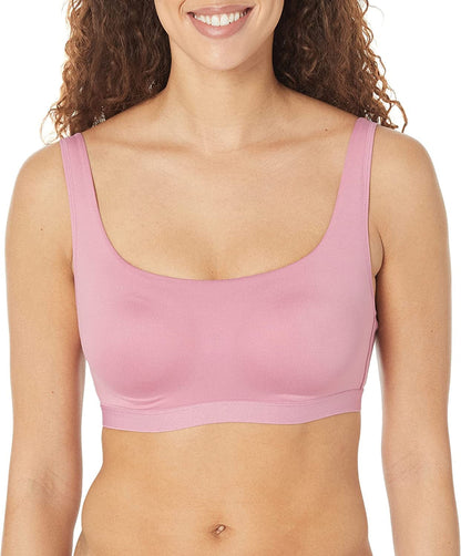 Warner'S Women'S Blissful Benefits Super Soft Straps Wireless Lightly Lined Comfort Bra Rm8141W Foxglove / Medium