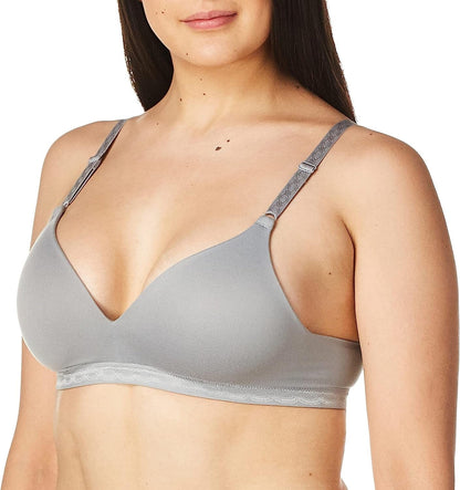 Warner'S Women'S Blissful Benefits Super Soft Wireless Lightly Lined Comfort Bra Rm1691W Graphite Gray / 38D