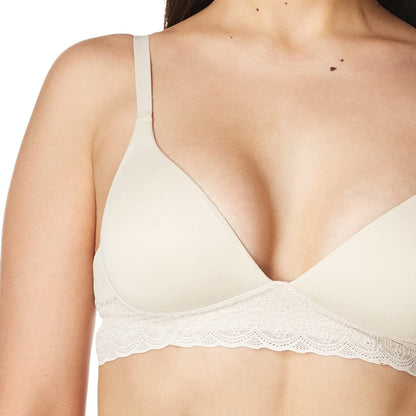 Warner'S Women'S Blissful Benefits Ultrasoft with Lace Wirefree Contour Bra