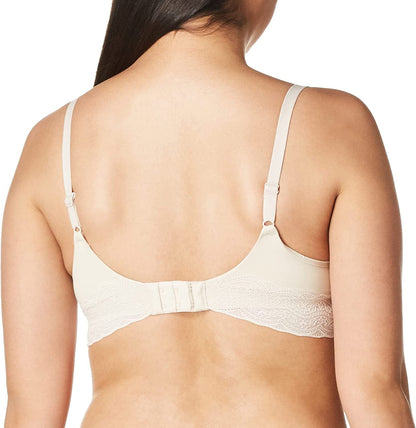 Warner'S Women'S Blissful Benefits Ultrasoft with Lace Wirefree Contour Bra