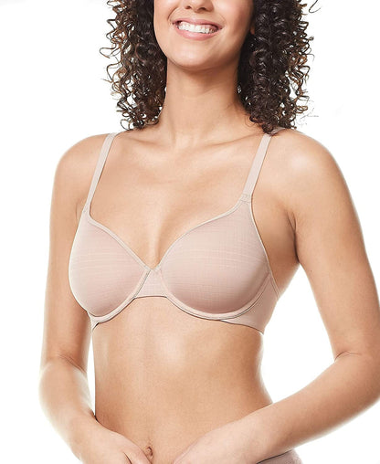 Warner'S Women'S Cloud 9 Super Soft, Naturally Shapes and Lifts Underwire Lightly Lined Convertible T-Shirt Bra Ra4781A Toasted Almond / 40C