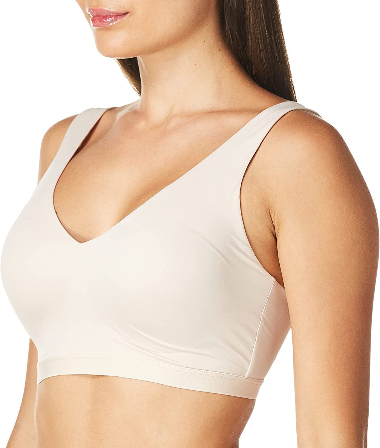 Warner'S Women'S Cloud 9 Super Soft, Smooth Invisible Look Wireless Lightly Lined Comfort Bra Rm1041A Butterscotch / XX-Large