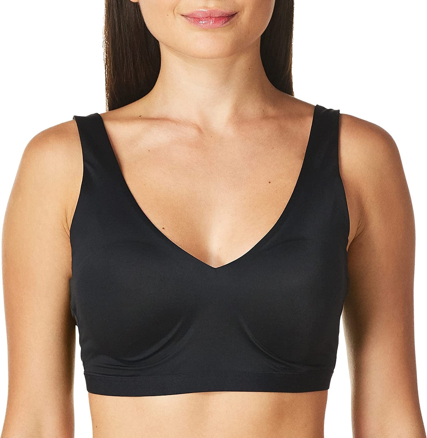 Warner'S Women'S Cloud 9 Super Soft, Smooth Invisible Look Wireless Lightly Lined Comfort Bra Rm1041A Black / XX-Large