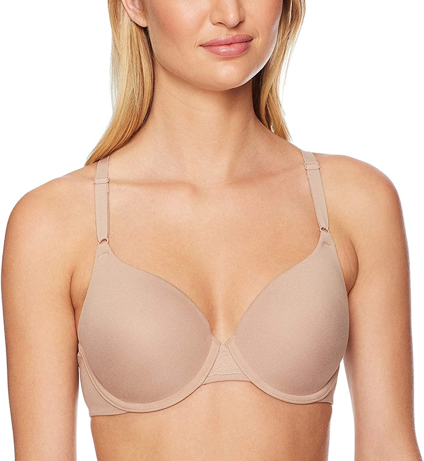 Warner'S Women'S Cloud 9 Super Soft Underwire Lift Convertible T-Shirt Bra Rf2691A Toasted Almond / 34B