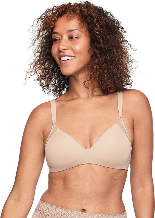 Warner'S Women'S Cloud 9 Super Soft Wireless Lift Comfort Bra Rn2771A Toasted Almond / 34A